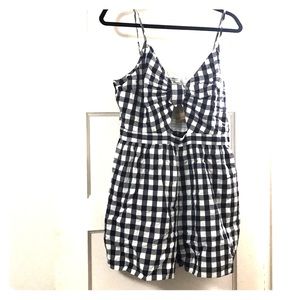 American Eagle Outfitters Knot Keyhole Romper NWT